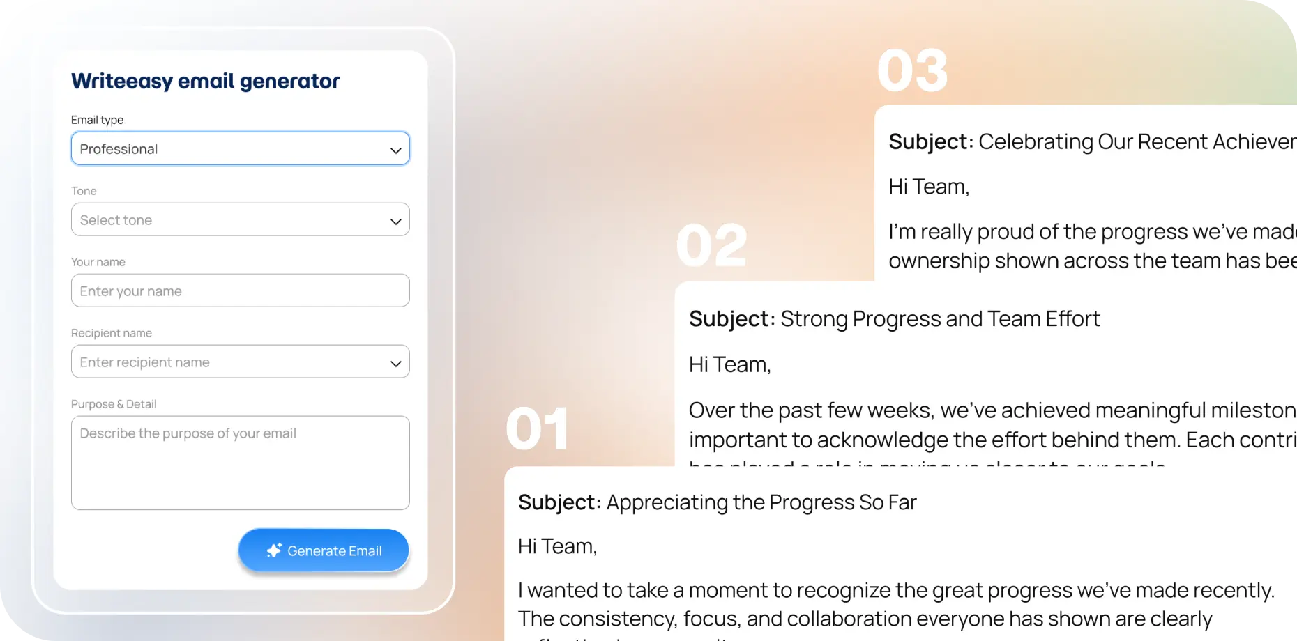 Email Generator Templates